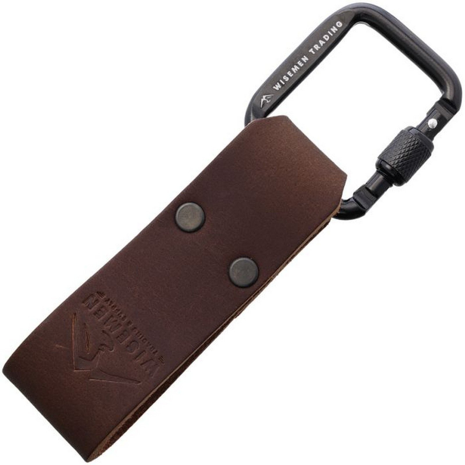 Elegant Dark Brown Leather Knife Dangler Loop Fits Belt - 4329