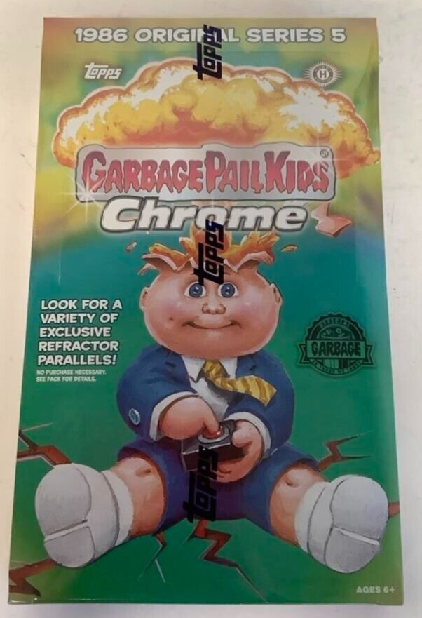 SEALED 2022 Topps Garbage Pail Kids CHROME 5 SERIES Hobby Box 5th GPK Refractor