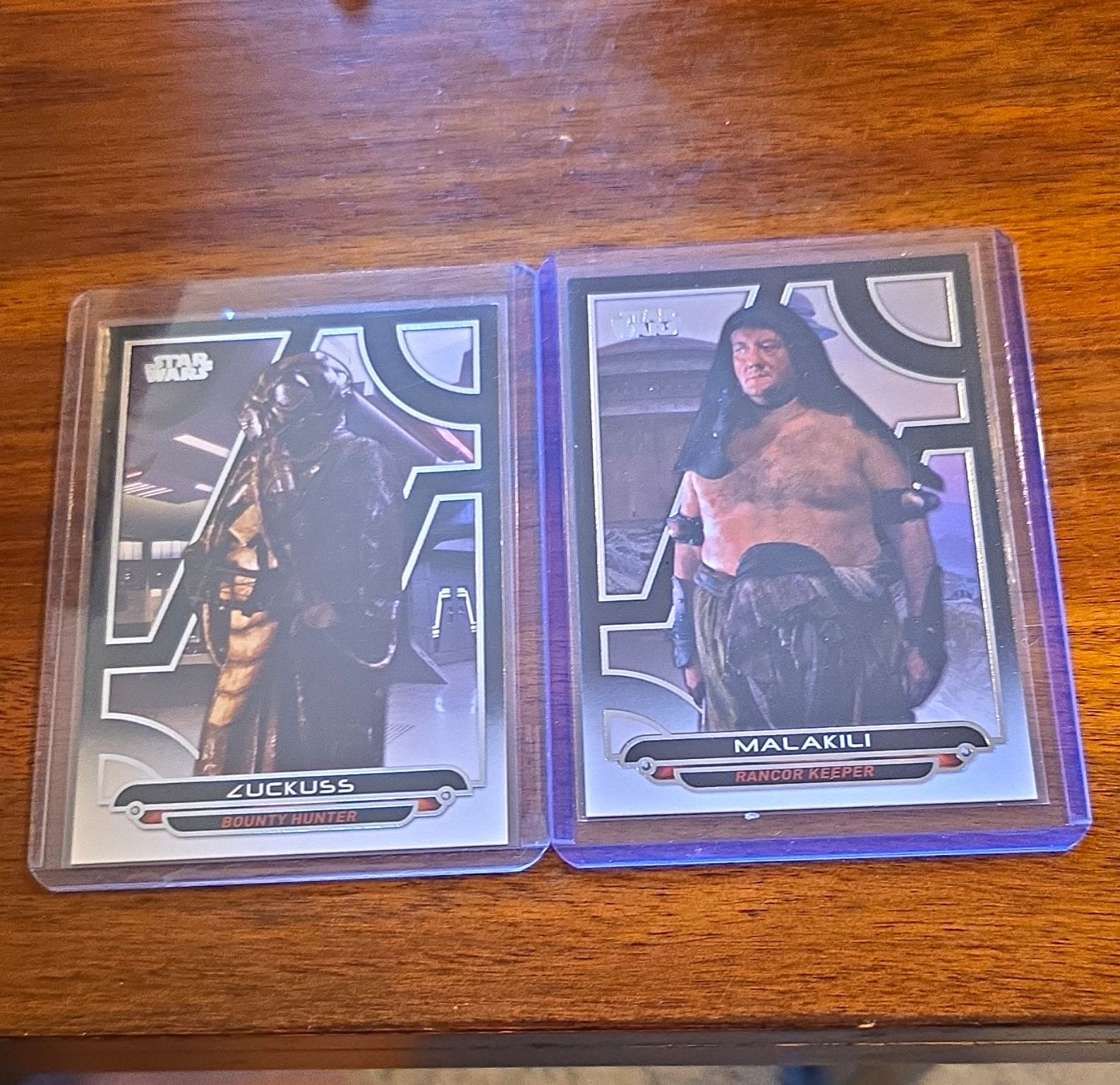 Topps 2012 Star Wars Galactic Files 2-Card Lot Zuckuss & Malakili