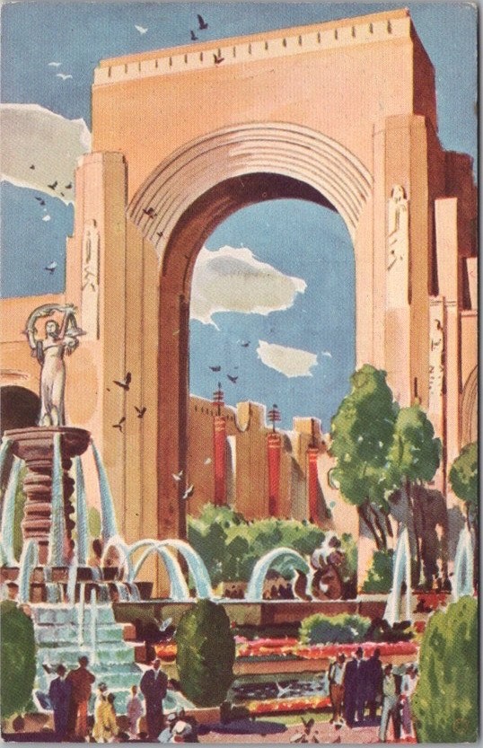 Vintage 1939 GGIE EXPO San Francisco Postcard \