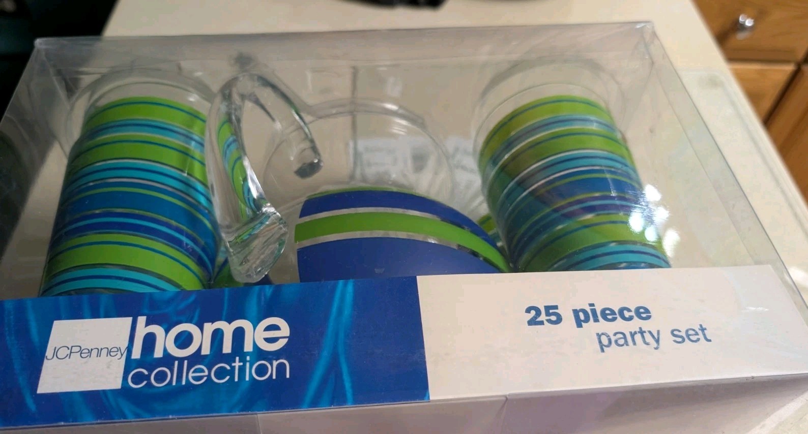 JCPenney Pitcher Party Set Home Collection 25 pieces NEW Vintage
