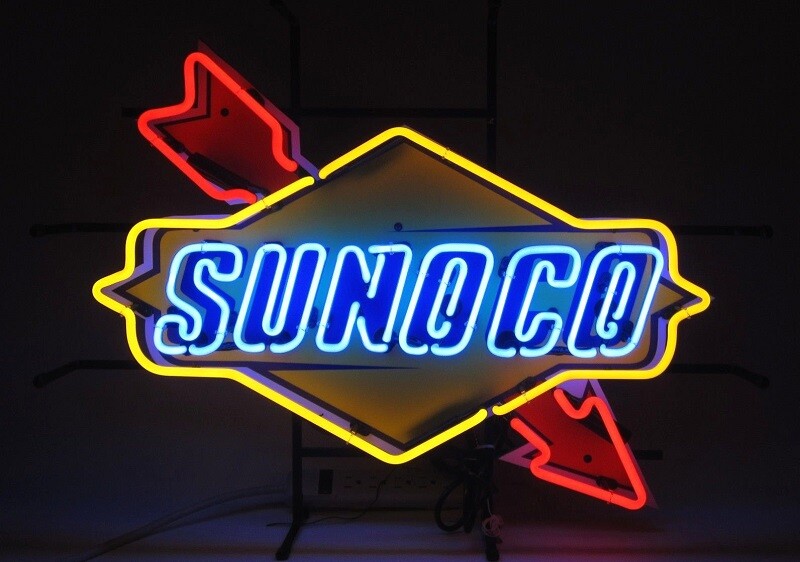Sunoco Fuel Gas Gasoline Motor Gas Station 24