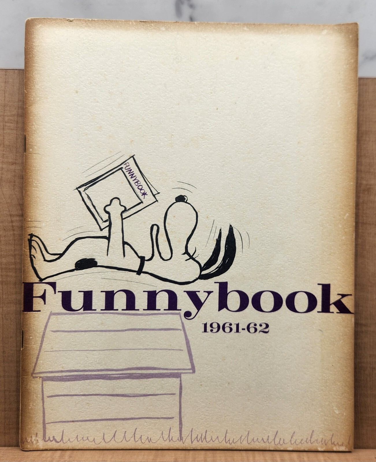 Yearbook Annual Pacific Union College Funnybook 1961-62 Charles Schultz Peanuts