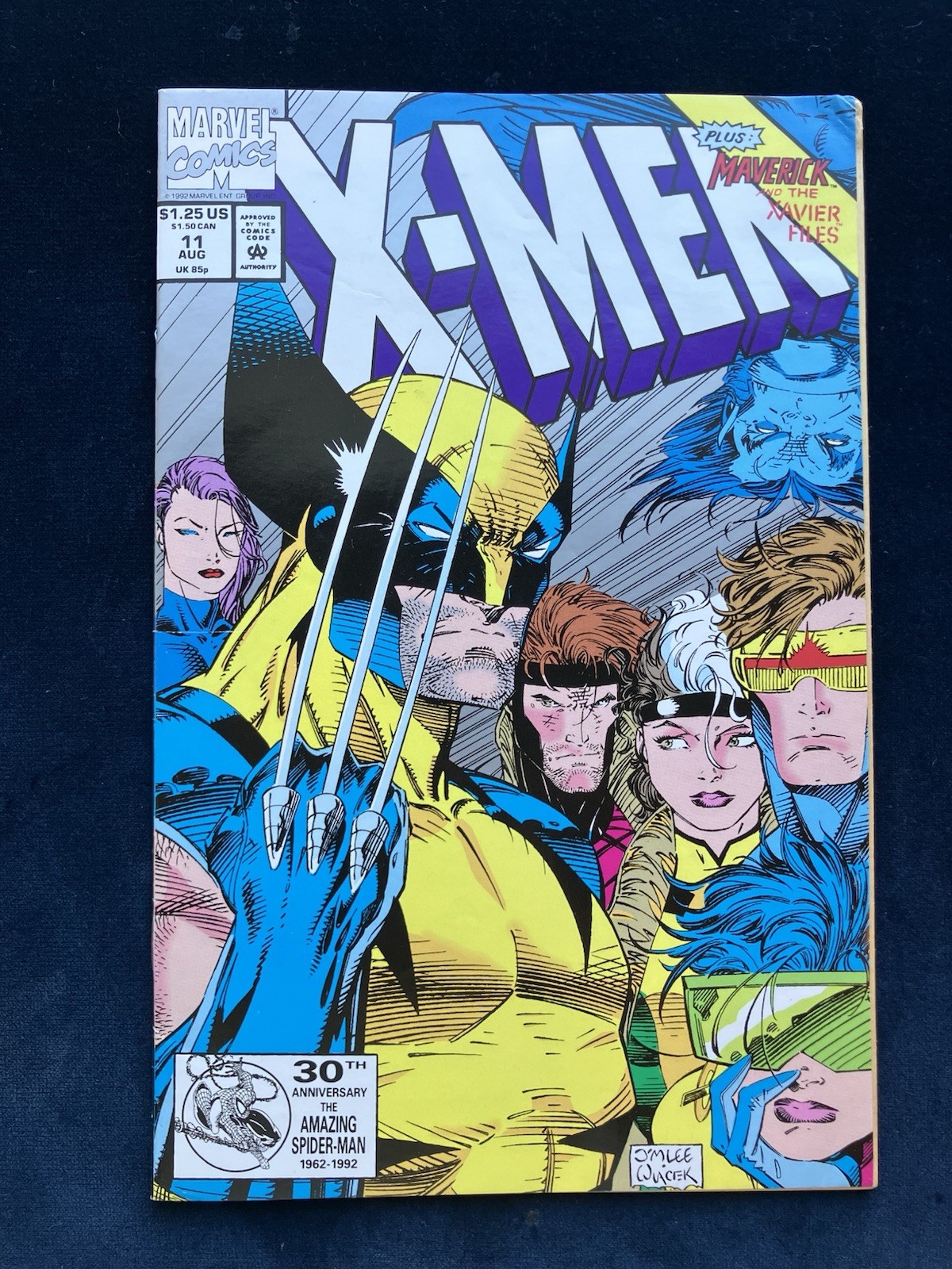 X-MEN #11 (Marvel 1992), RARE PRESSMAN SILVER VARIANT, Jim Lee