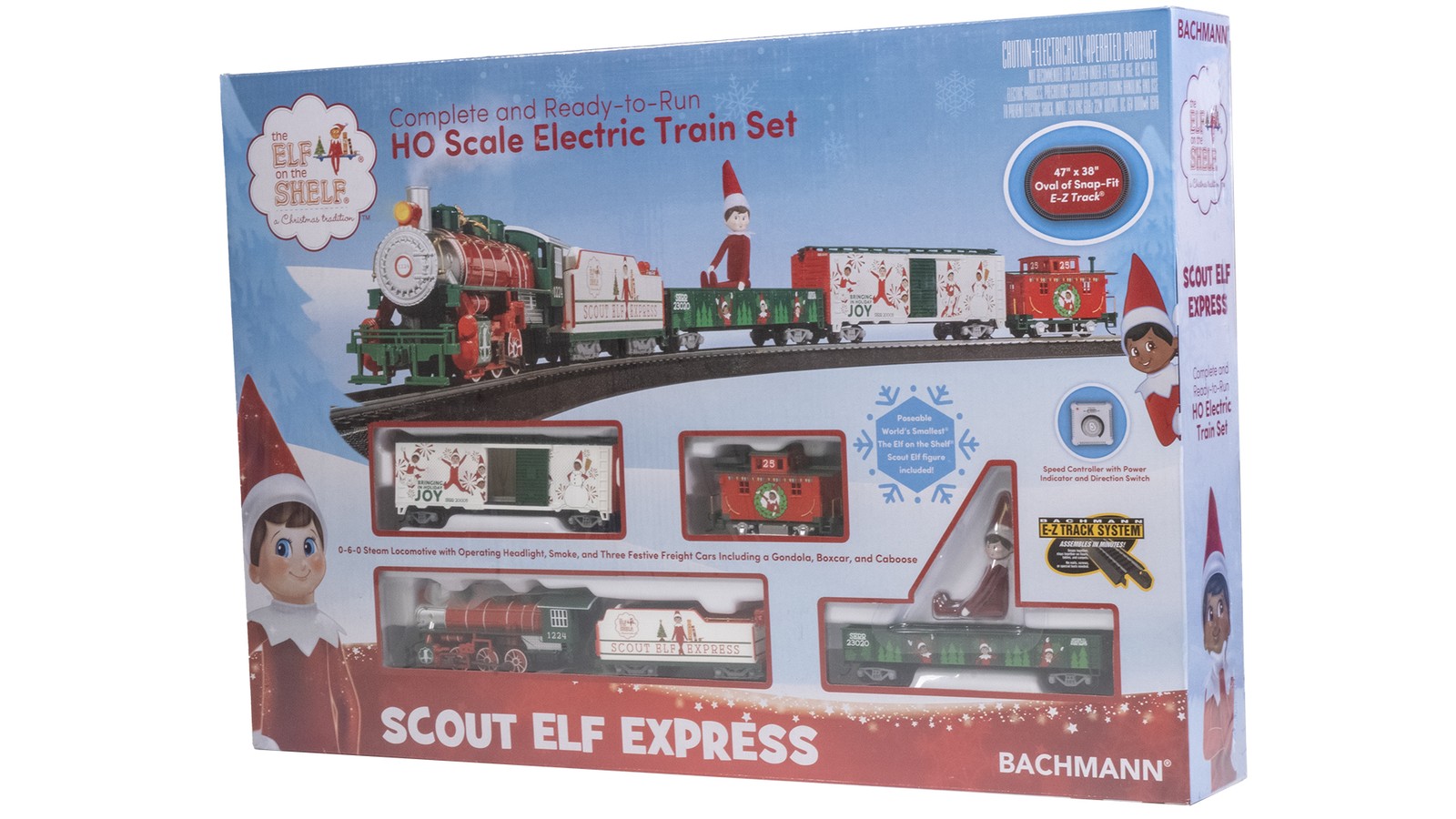 HO Elf on the Shelf Train Set