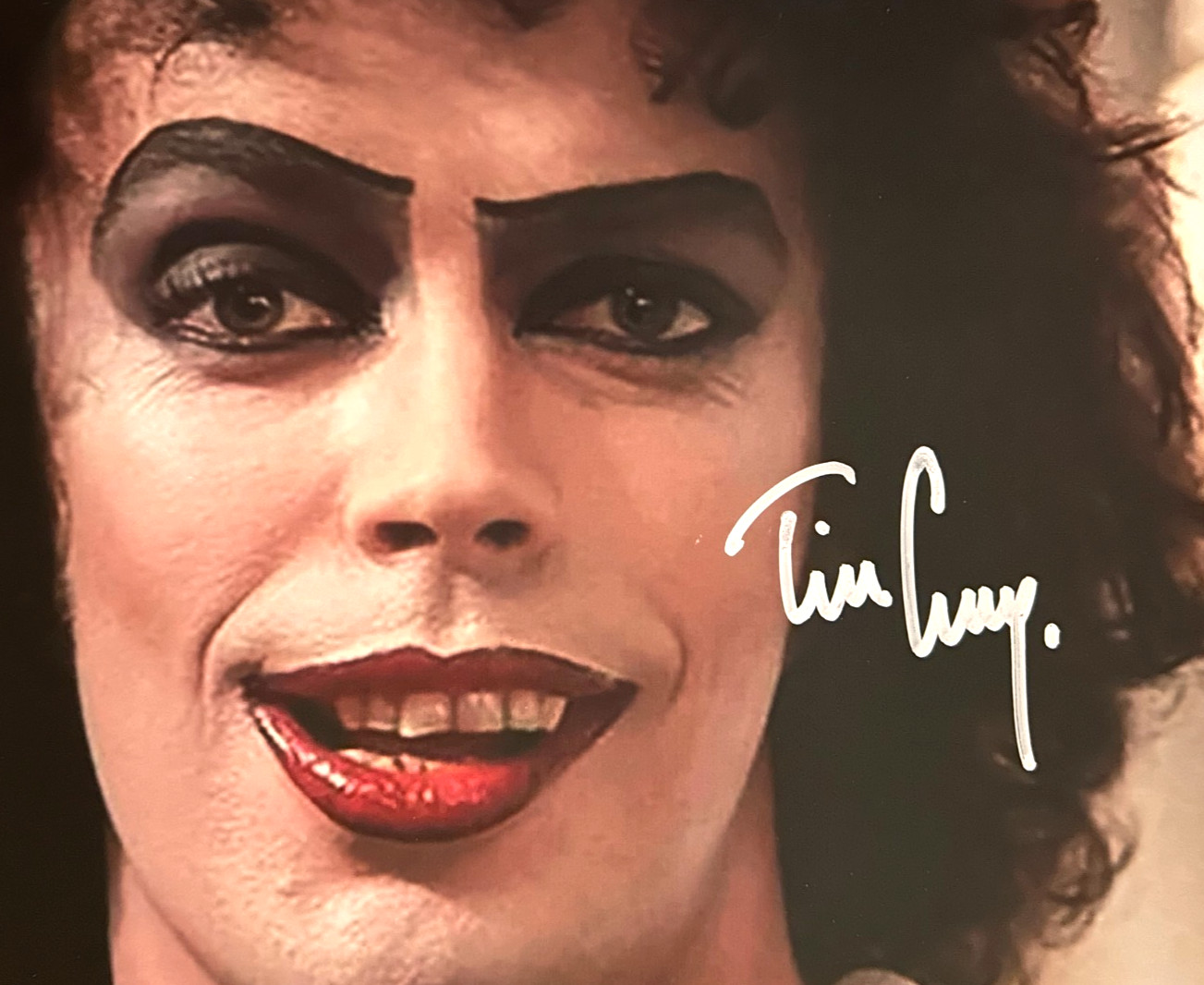 Tim Curry ROCKY HORROR Signed 8x10\
