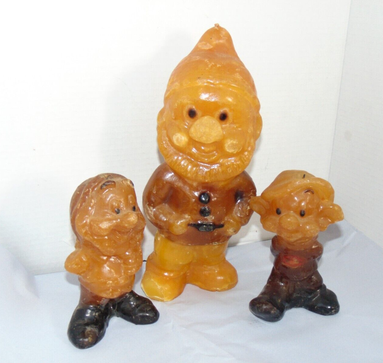 VINTAGE WALT DISNEY ISRAEL SEVEN DWARF DOPEY HAPPY CANDLE RARE
