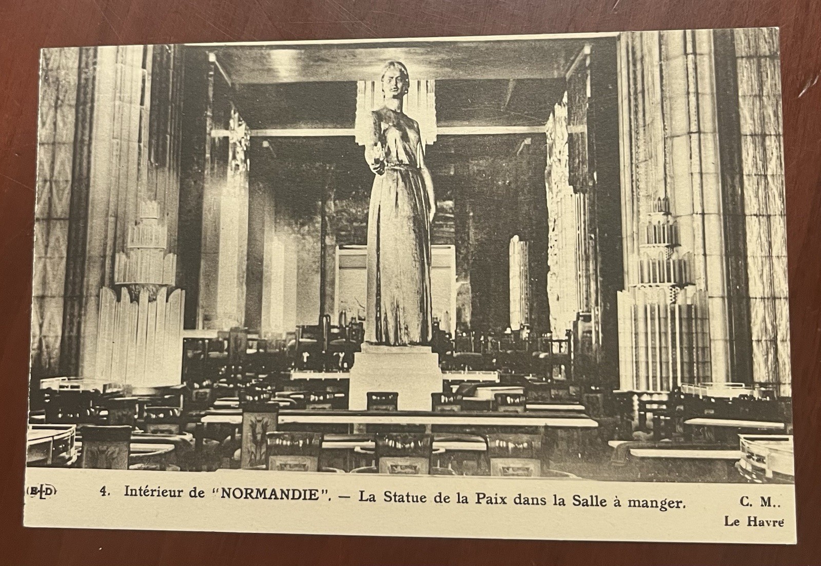 Interior Postcards of The Normandie