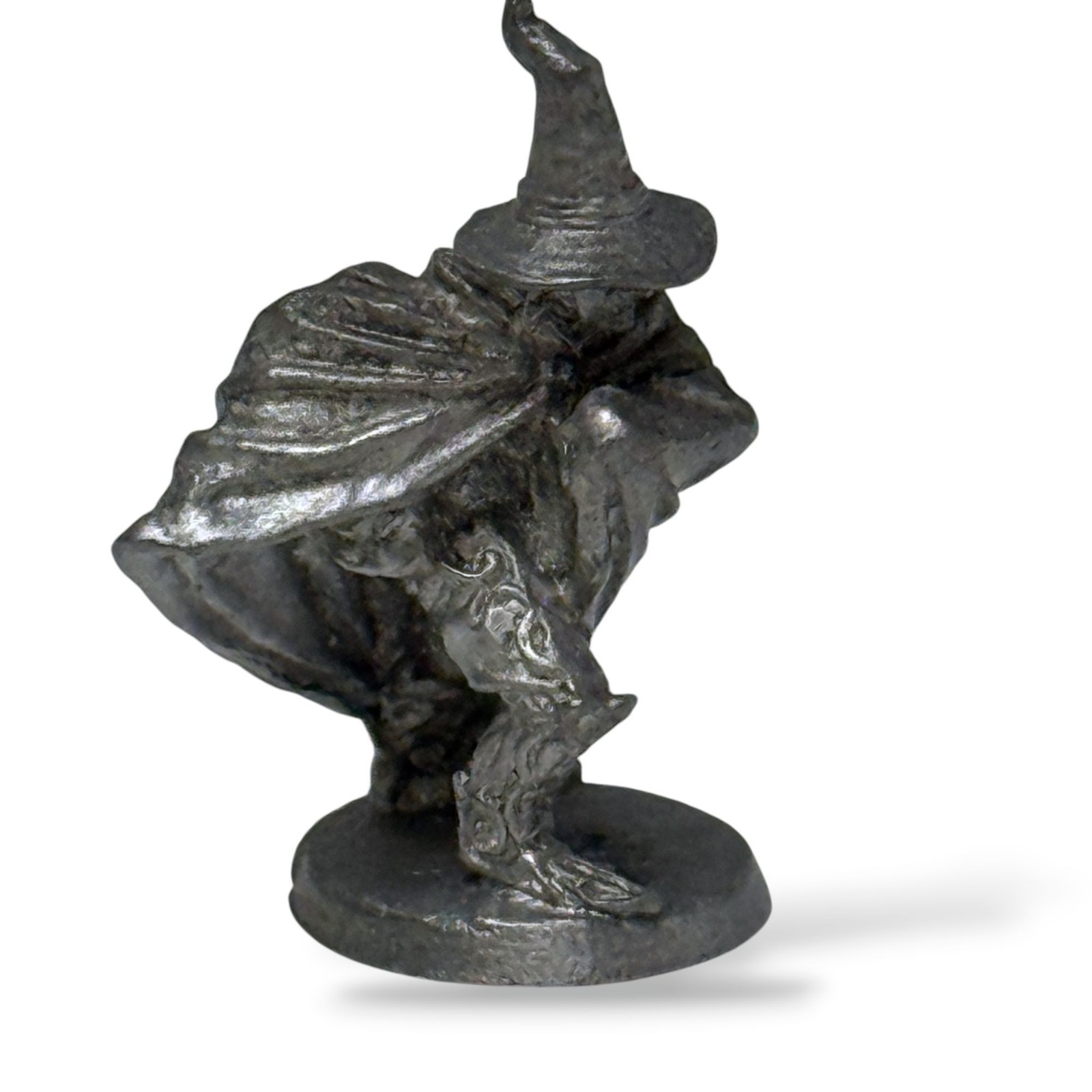 Vintage Miniature Wizard Figurine Ral Partha Pewter 1988 PP551 Halloween