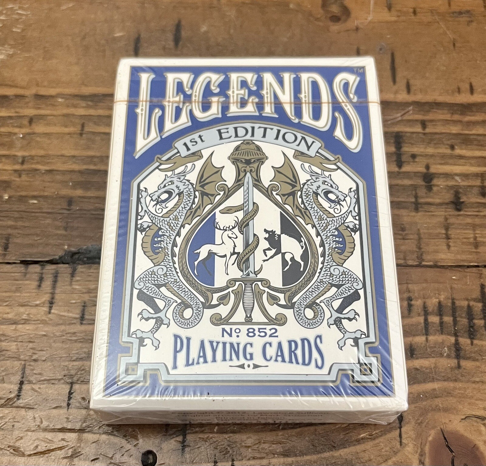 Legends Playing Cards No. 852 - Blue - 1st Edition Deck LPCC Lawrence Sullivan