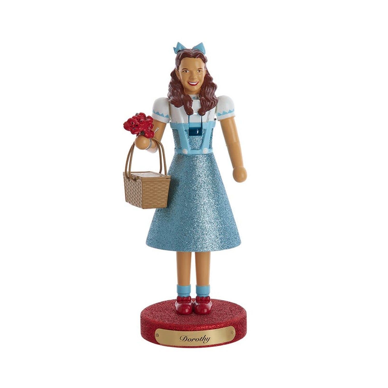 Kurt Adler 10-Inch Wizard of Oz Dorothy Nutcracker, Blue