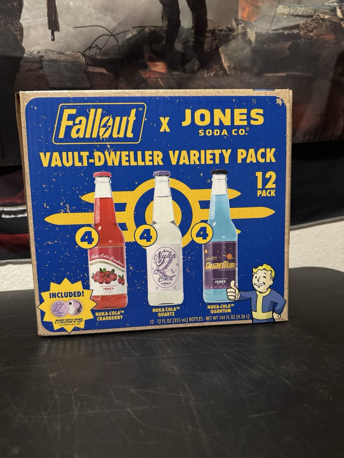 FALLOUT x Jones Soda VAULT DWELLER Variety 12-Pack LIMITED Edition SEALED New