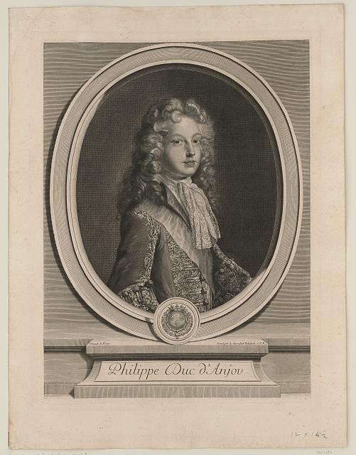 Photo:Philippe Duc dAnjou Portrait Print Fran�ois de Troy ca 1700