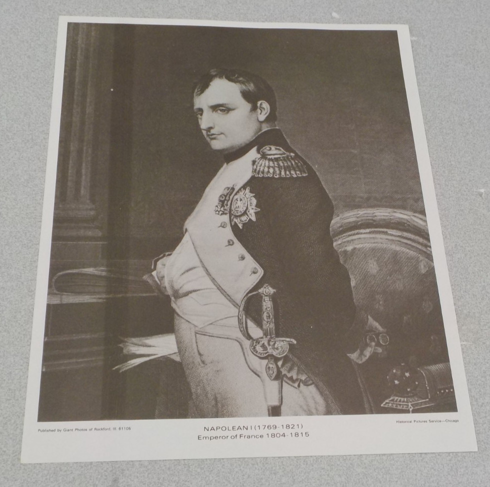 NAPOLEAN I 1769-1821 EMPEROR OF FRANCE 1804-1815 8X10 PICTURE B&W PRINT
