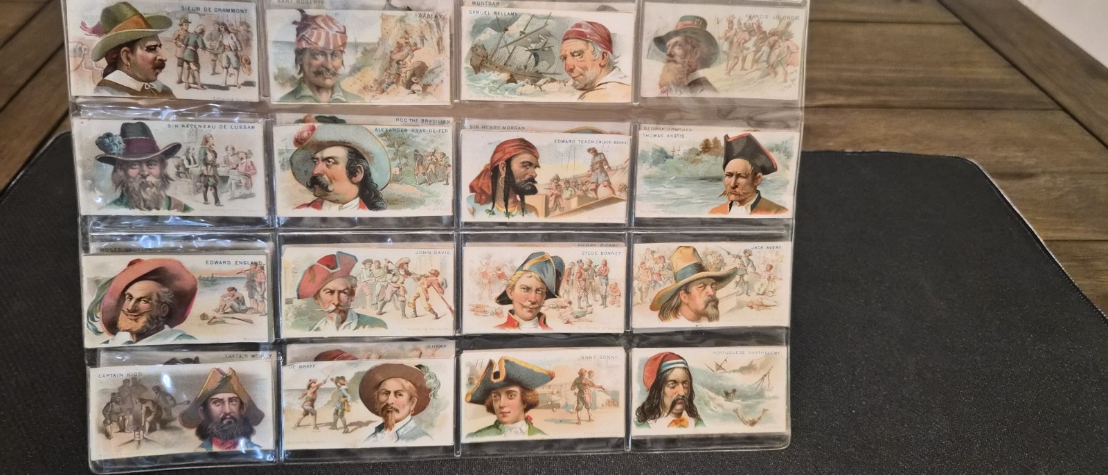 1888 N19 / G14 Allen & Ginter Pirates Spanish Main Lot  31/50 Blackbeard Teach 