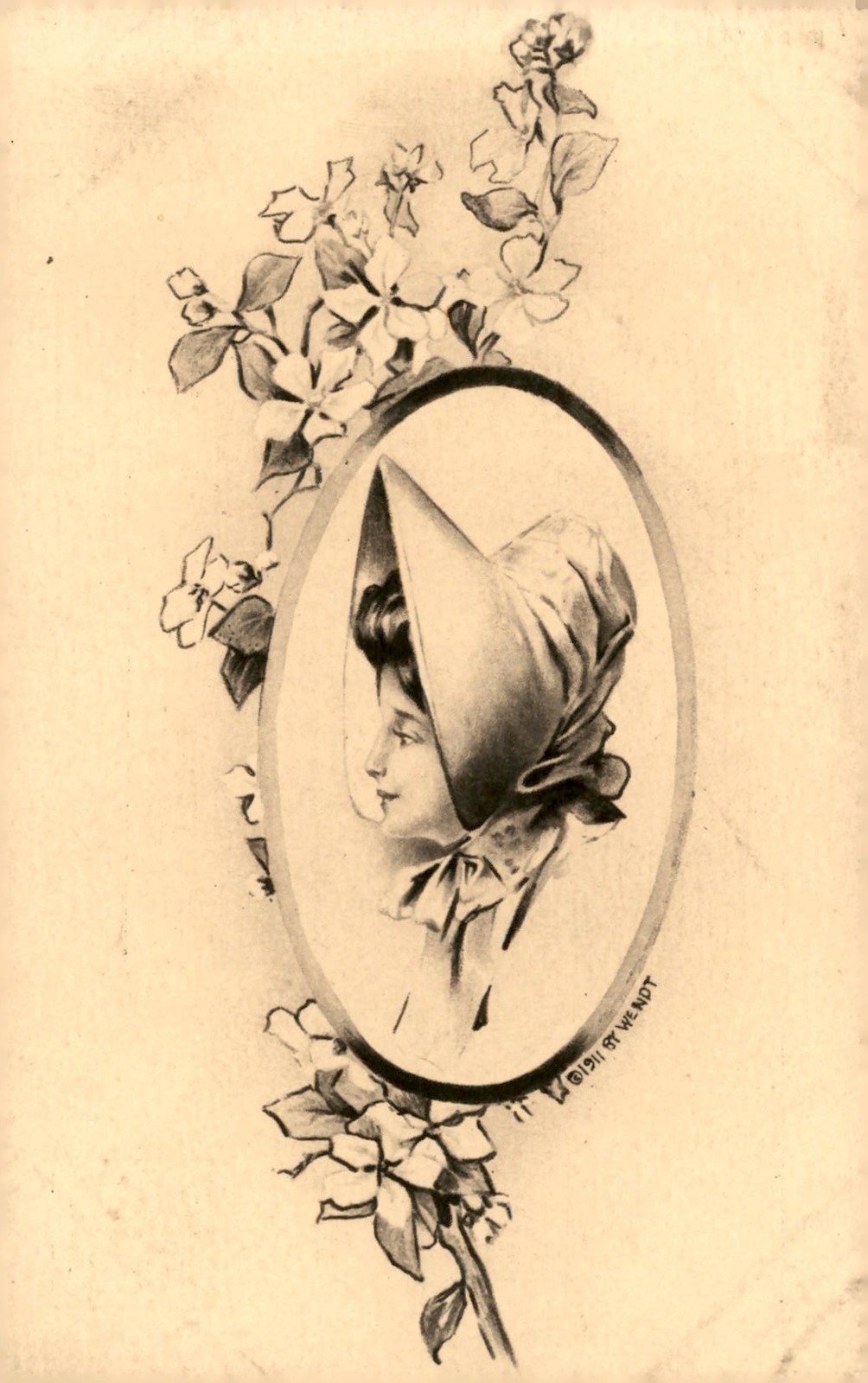 1911 Postcard by Wendt Series 755 Postcard