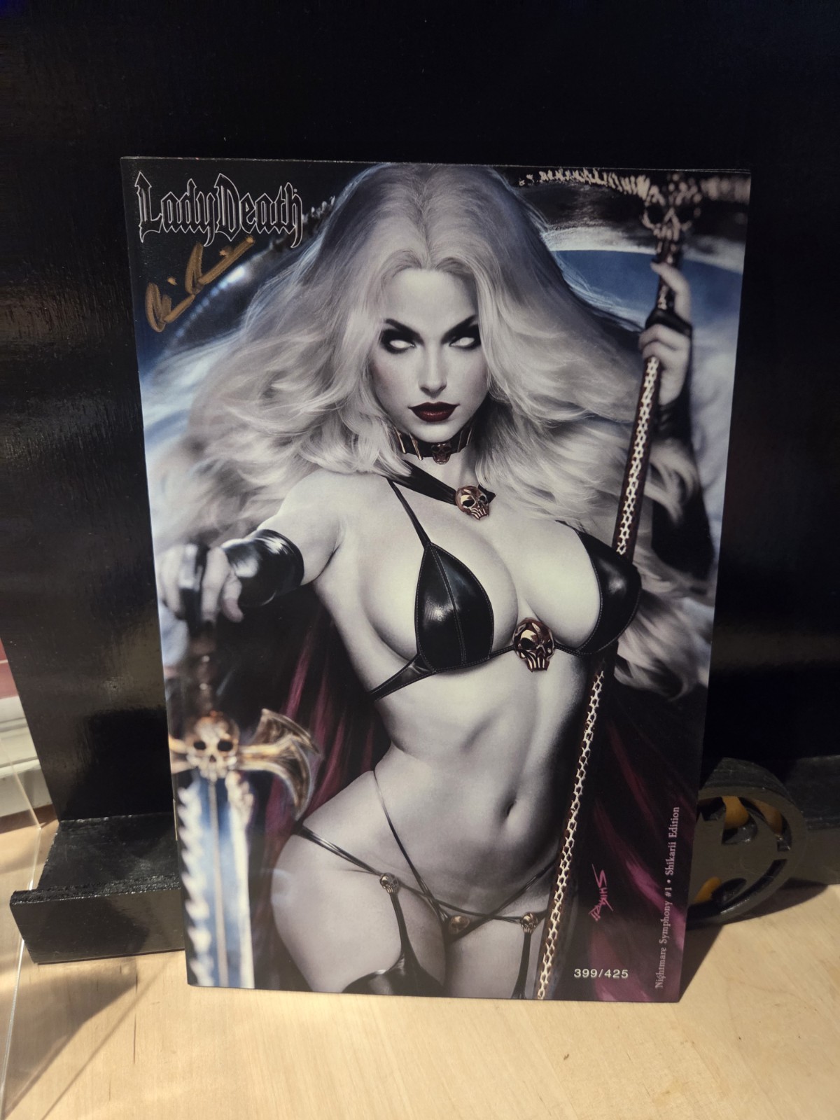 Lady Death by SHIKARII, Limited 425 Coffin Comics Signed By Pulido