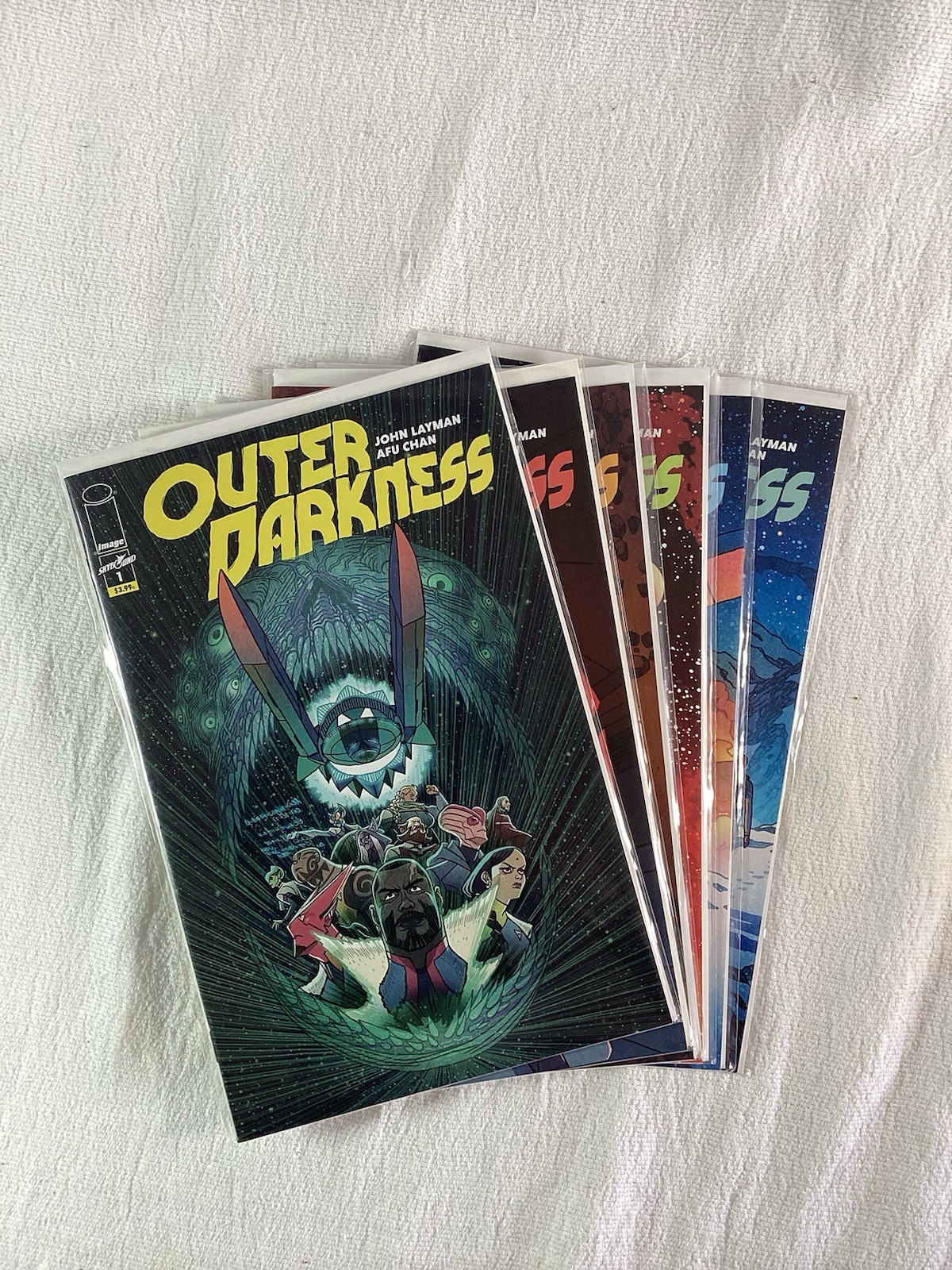 Image’s Extreme Sci-fi OUTER DARKNESS, Issues #1-6, All 1st Prints, NM