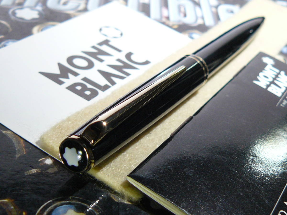 Excellent Montblanc Classic Pen Gold Plated Trim Elegant Writing Instrument