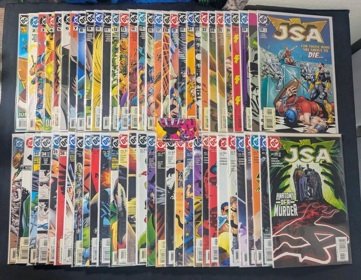 JSA #1-87 Complete Set & Secret Files DC Comics 1999 Johns Ross