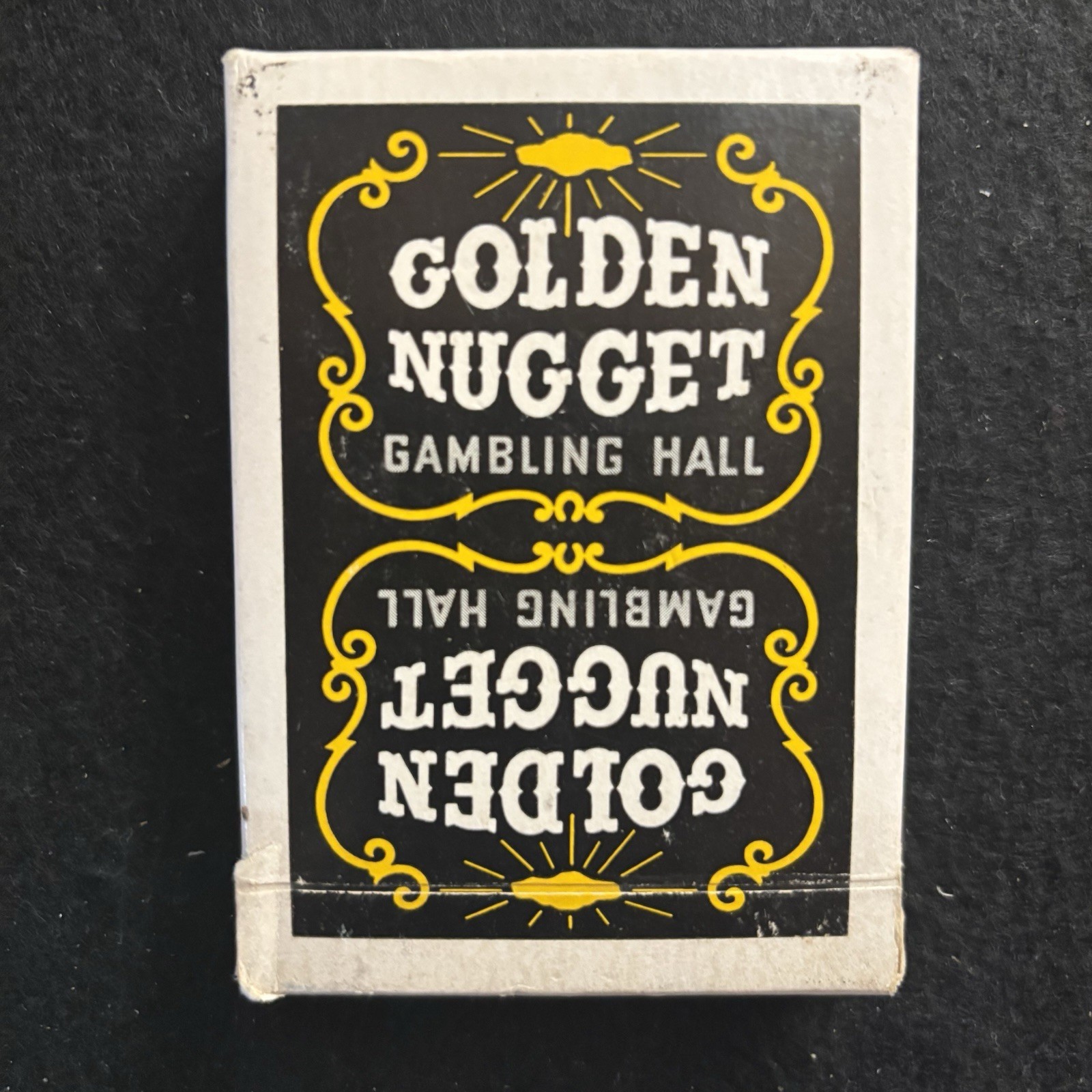RARE Vtg 1967 Playing Cards Golden Nugget Gambling Hall Las Vegas Casino MINT
