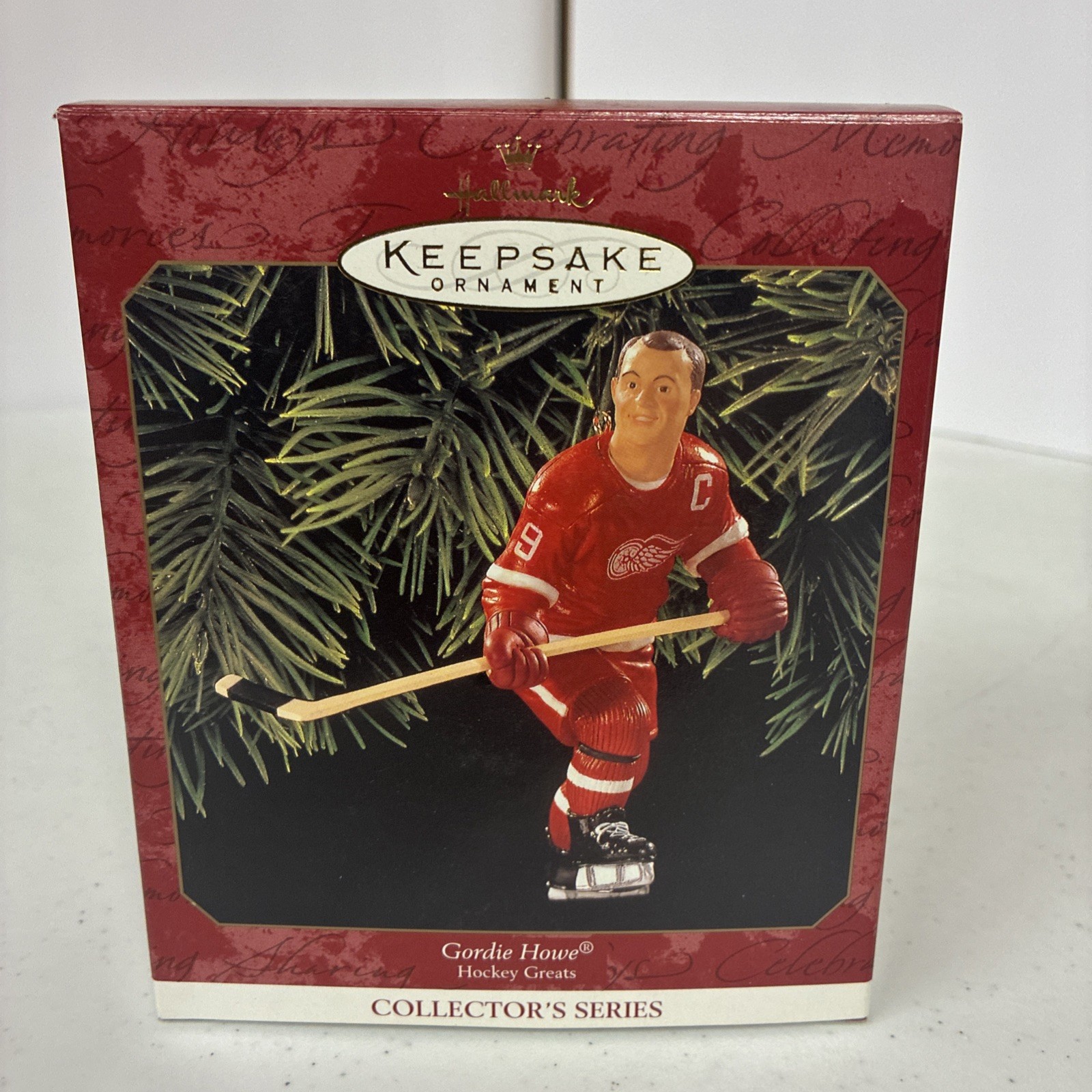 1999 Hallmark Keepsake Ornament Gordie Howe Hockey Greats Series #3