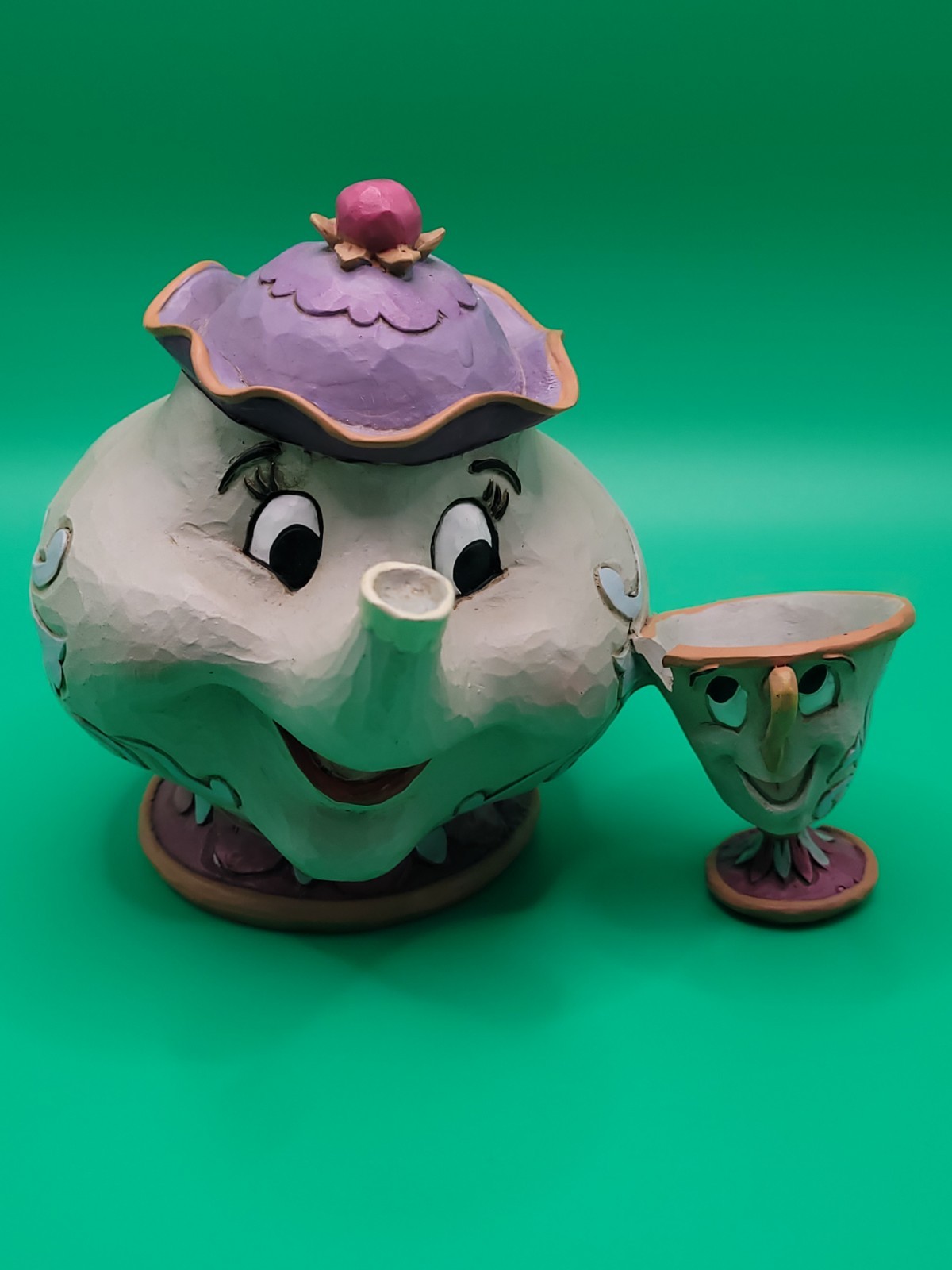 NO BOX DIsney Jim Shore Mrs. Potts & Chip \