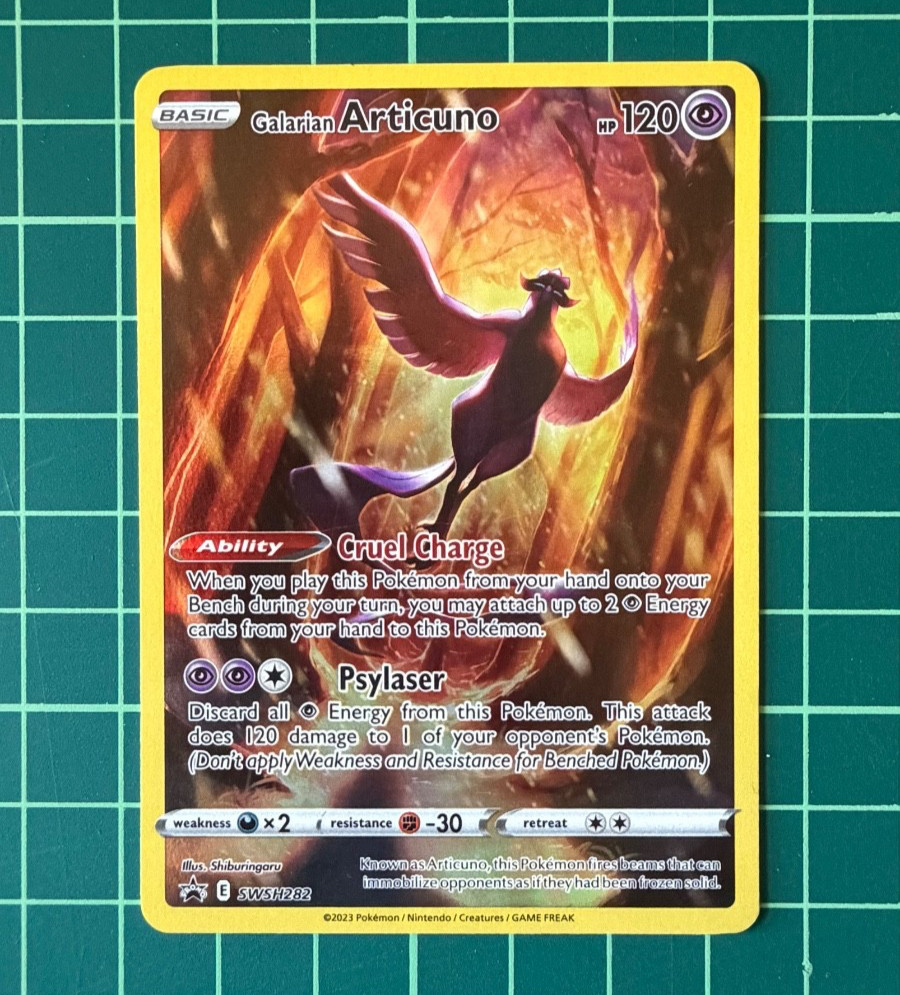 Galarian Articuno SWSH282 Promo Pokemon TCG SWSH Promo ENG NM**