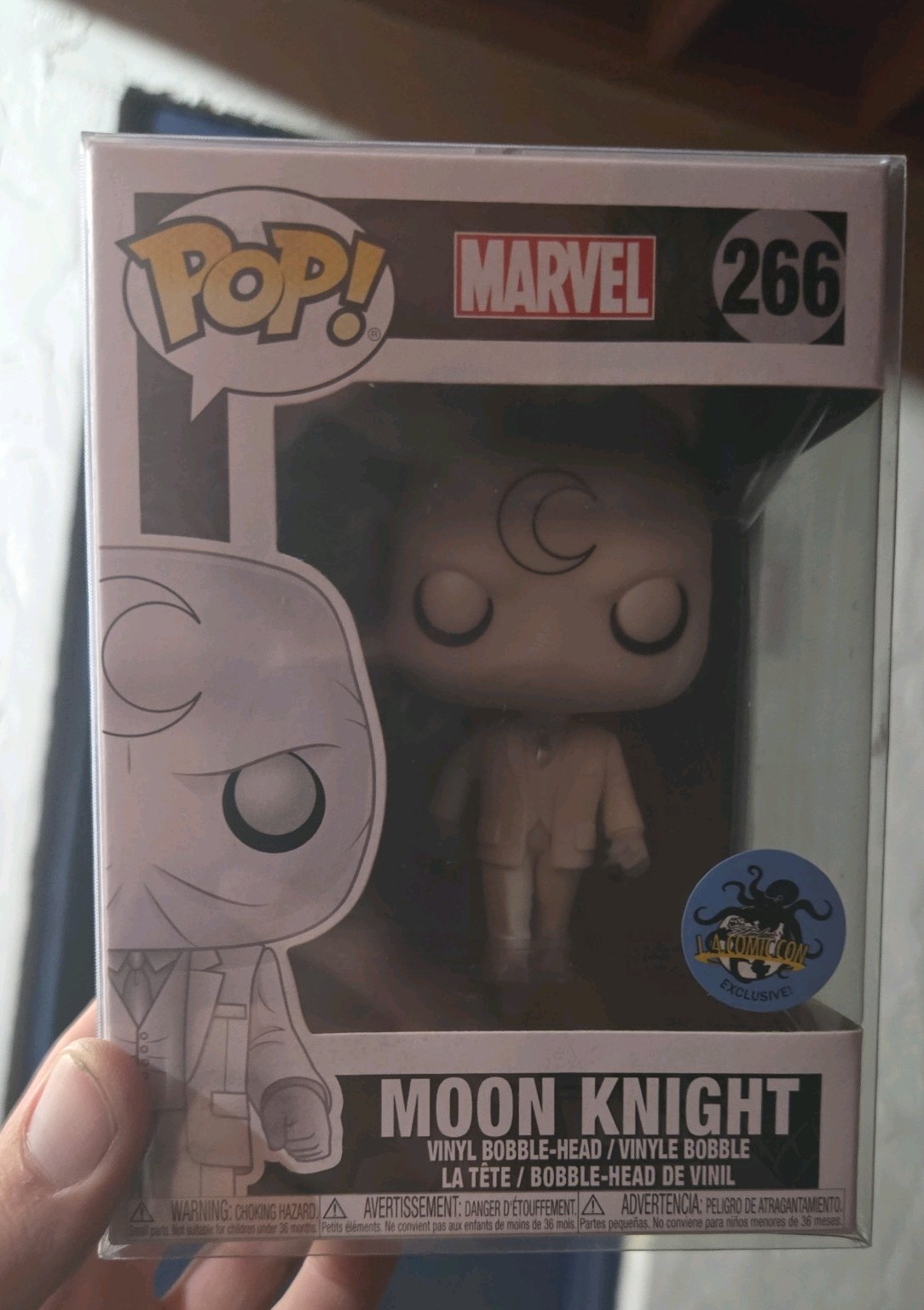 (NEW) Funko Marvel Moon Knight #266 LA Comic Con W/PROTECTOR.  RARE FUNKO 💯 