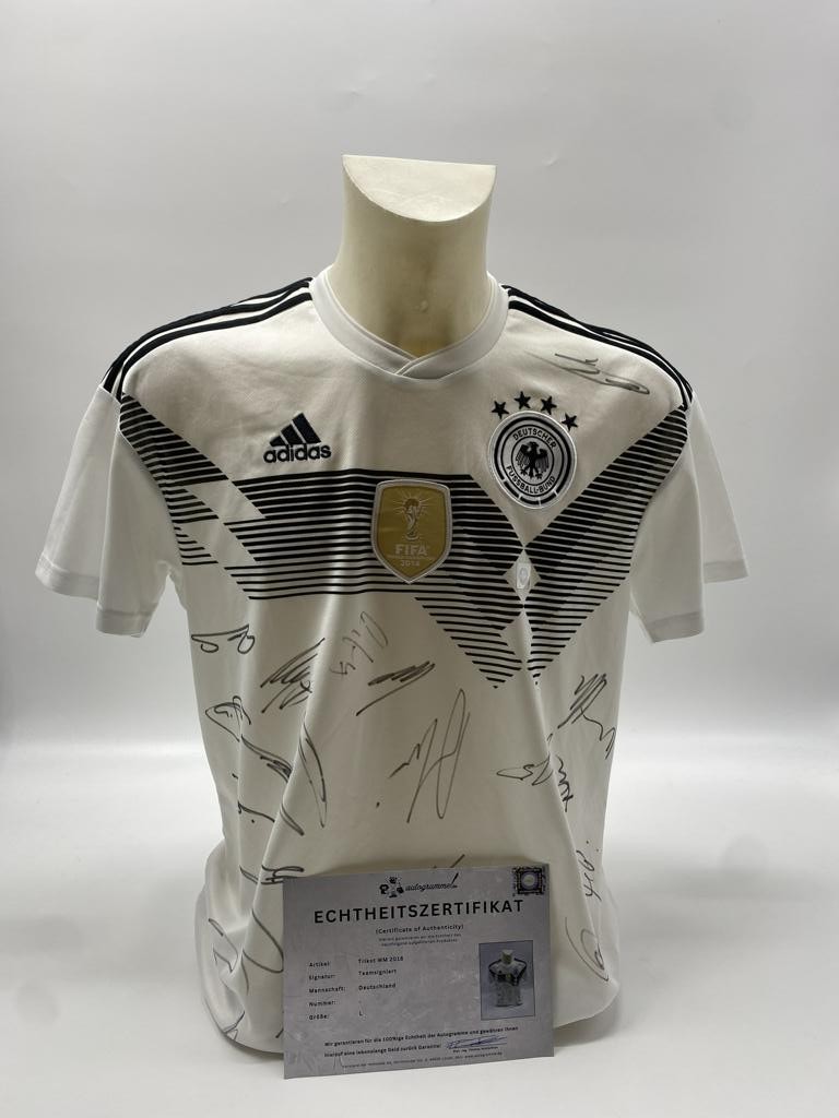 Germany Jersey World Cup 2018 Team Signed DFB Adidas L