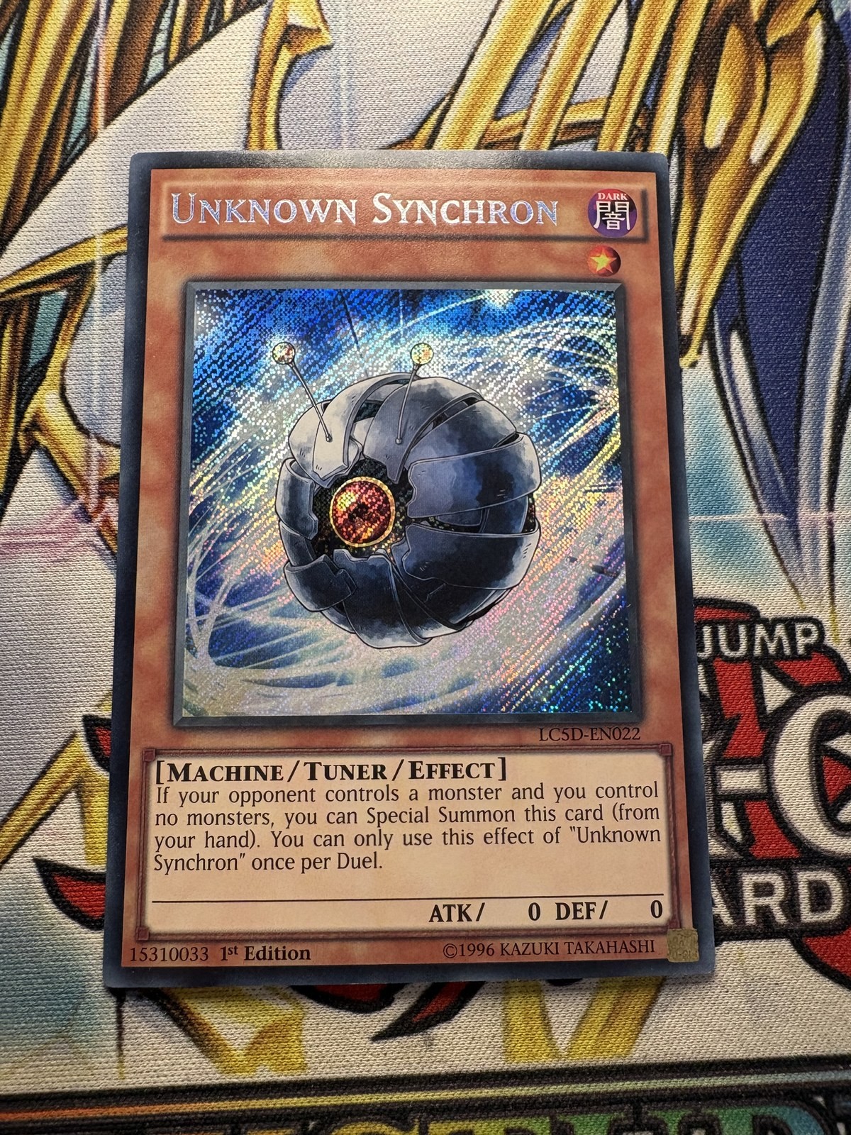 Yugioh Unknown Synchron Secret Rare - LC5D-EN022 1st Edition - English