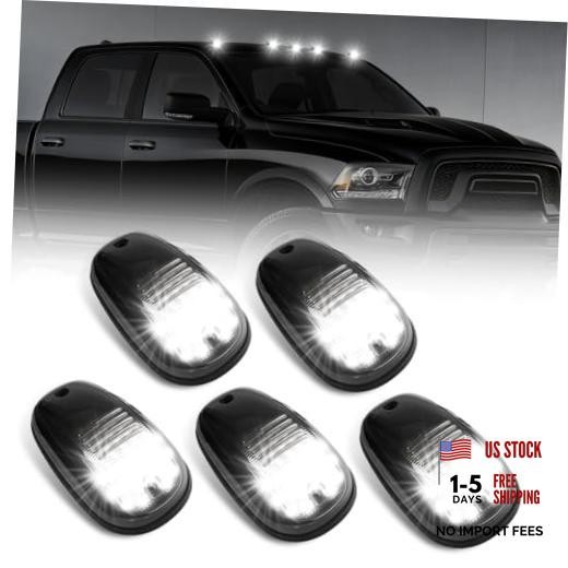LED Cab Roof Marker Lights Top Clearance Running Lights for 02 White Lights