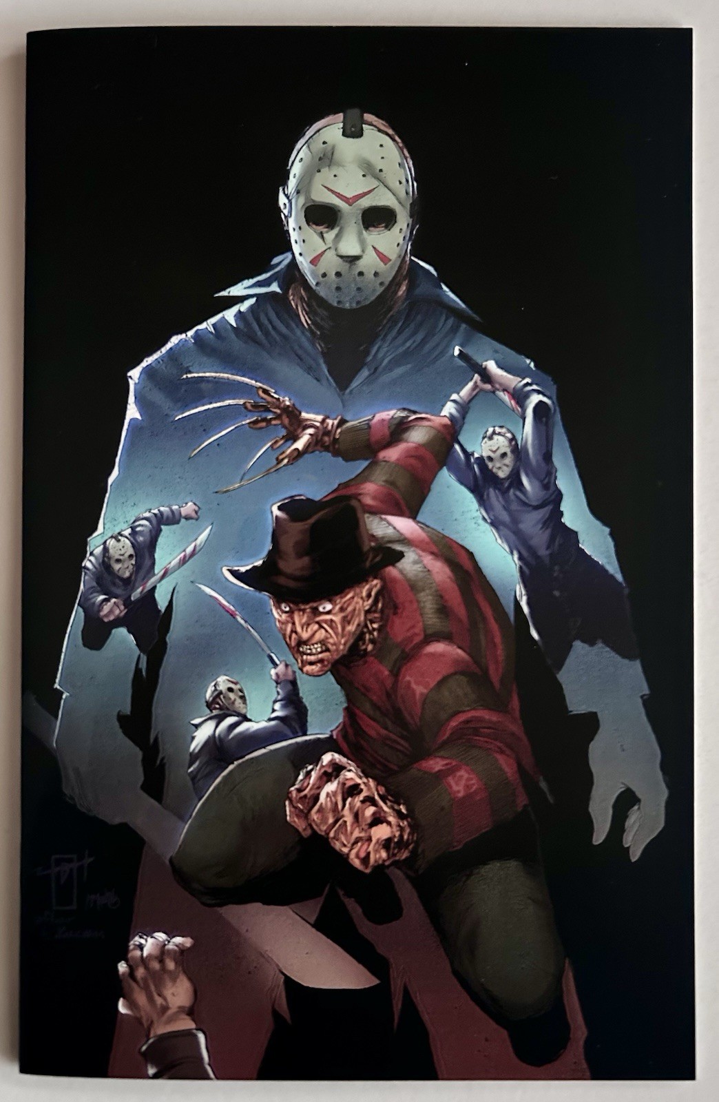 Jason vs Freddy Birth Of A Slasher NM Foil Blood Splstter Embossed Comic 2025