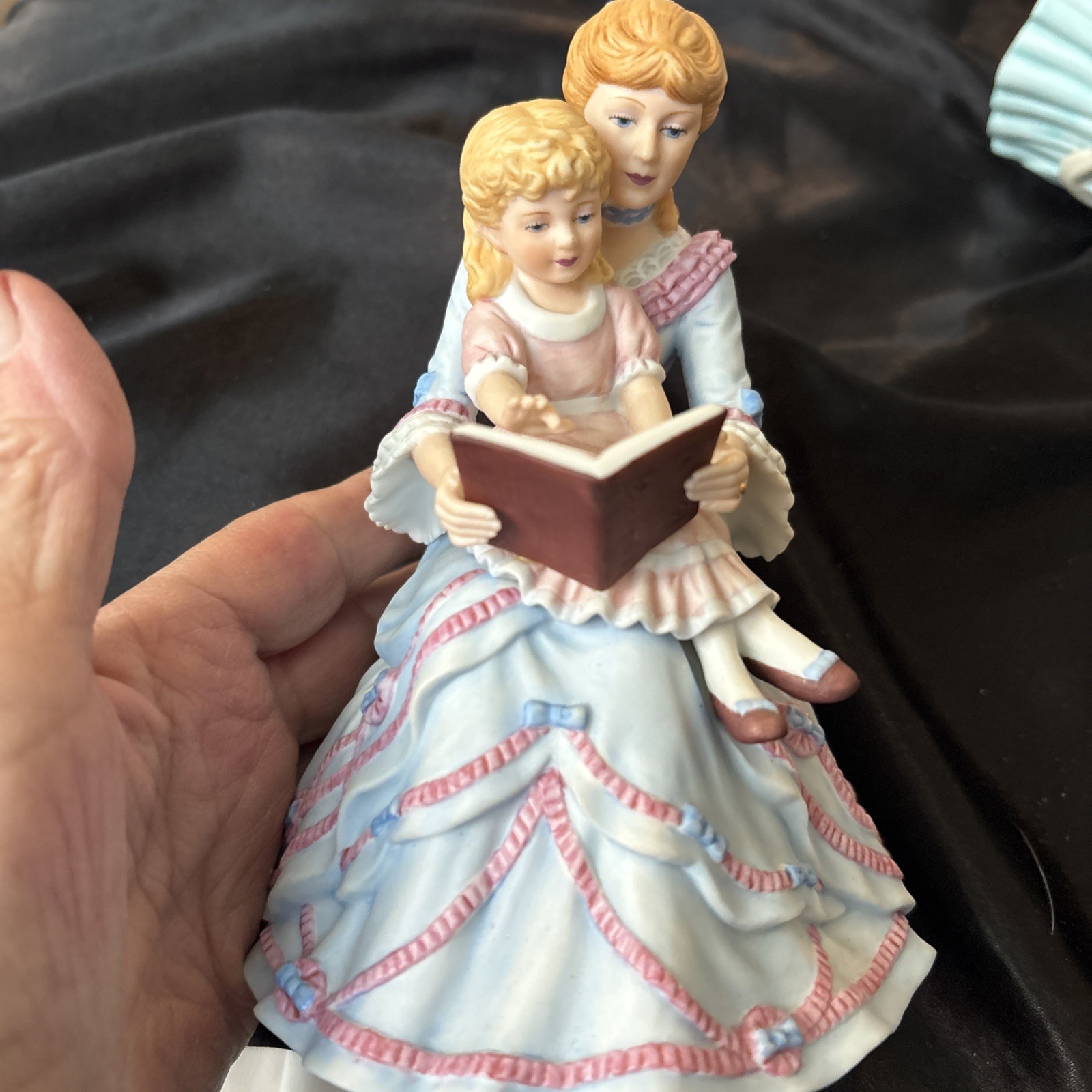 Vintage Lenox 1987 Story Time Hand Painted Fine Porcelain Mother & Child  