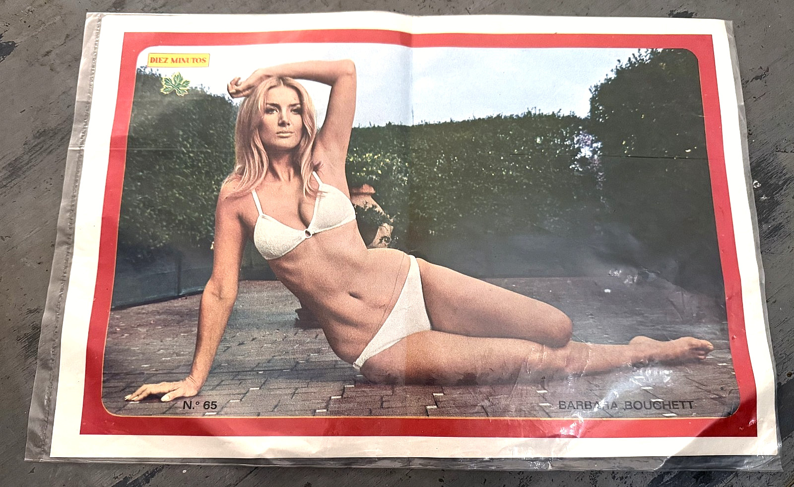 Barbara Bouchet Ten Minutes Poster No.65 - Spain Magazine 1970s [Print]