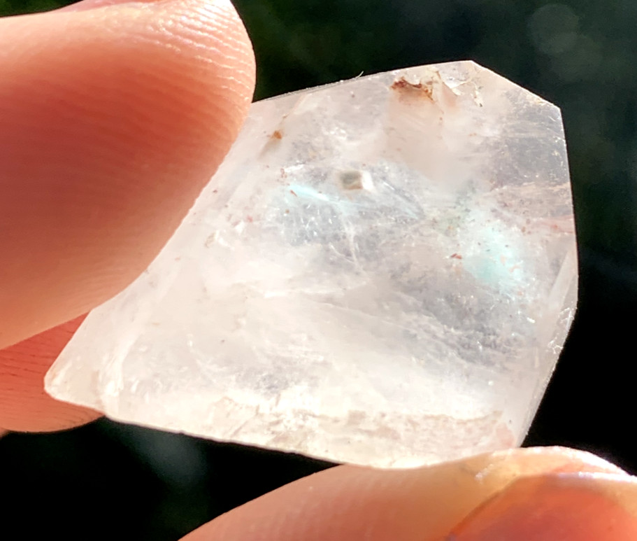 BEAUTIFUL AJOITE FEATHERS INCLUSION POLISHED QUARTZ CRYSTAL SOUTH AFRICA