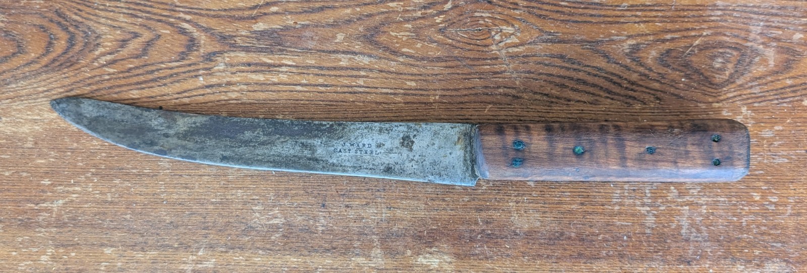 Antique 1860's J. Ward Cast Steel 14