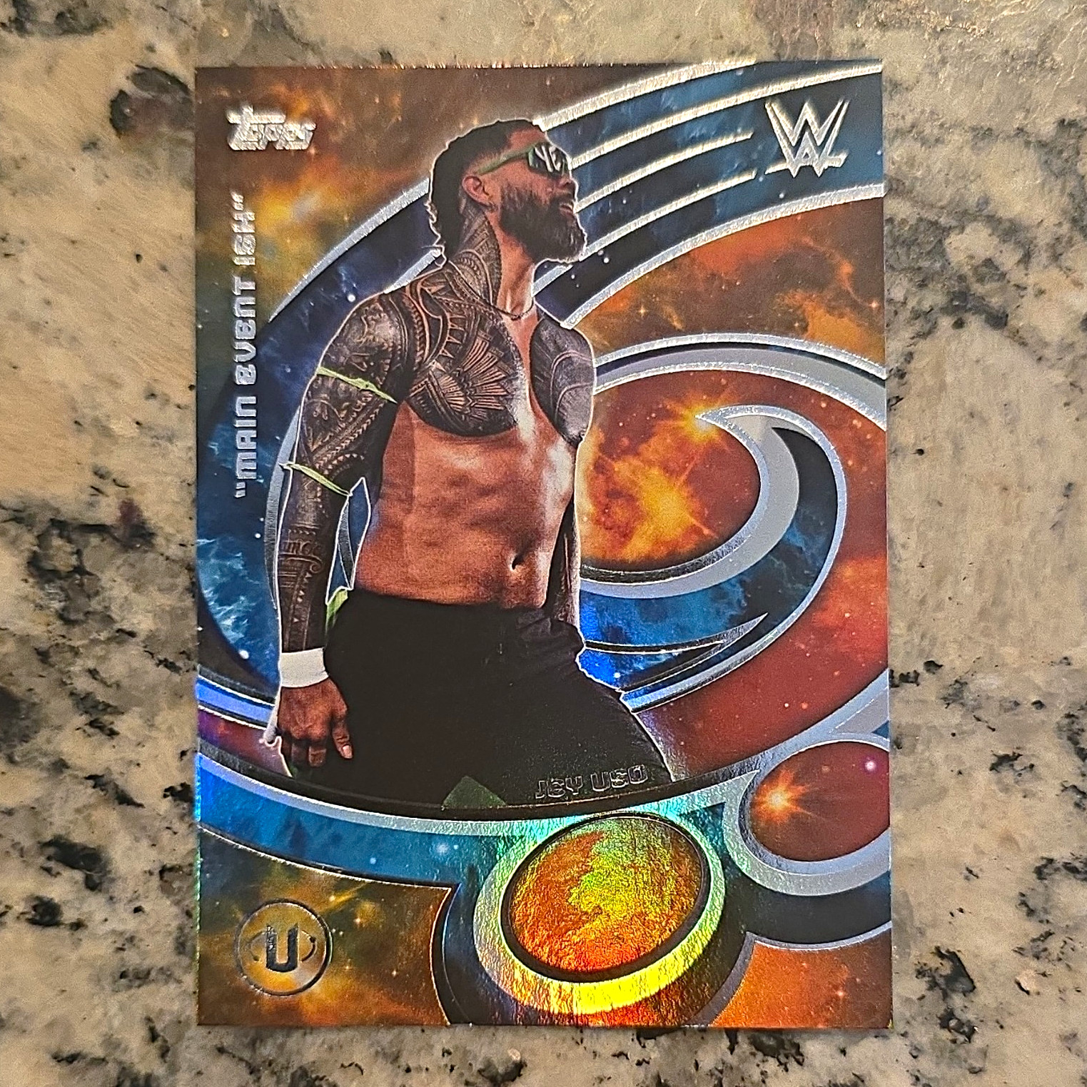 Topps 2026 WWE Universe Jey Uso HMM-12 Hit My Music Insert Trading Card
