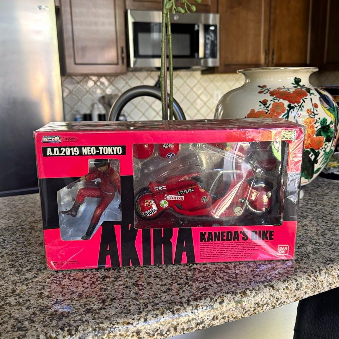 Bandai Akira Kaneda Bike Figure PX-03 Original Unopened Packaging