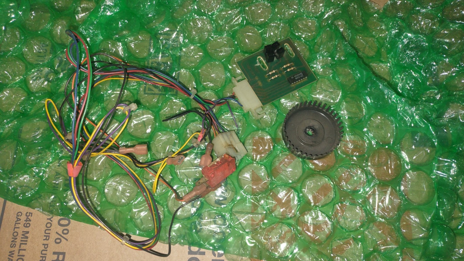romstar top speed steering mech pcb and parts #148