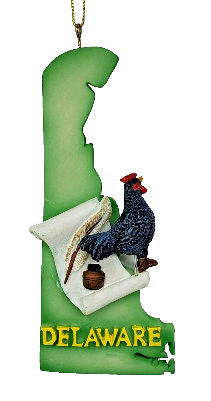 STATE OF DELAWARE CHRISTMAS ORNAMENT \