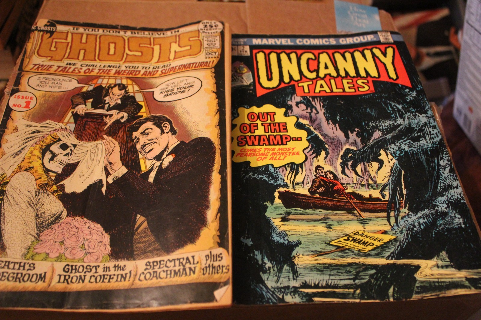  Vintage Ghosts and Uncanny Tales Comic Books--Read Description