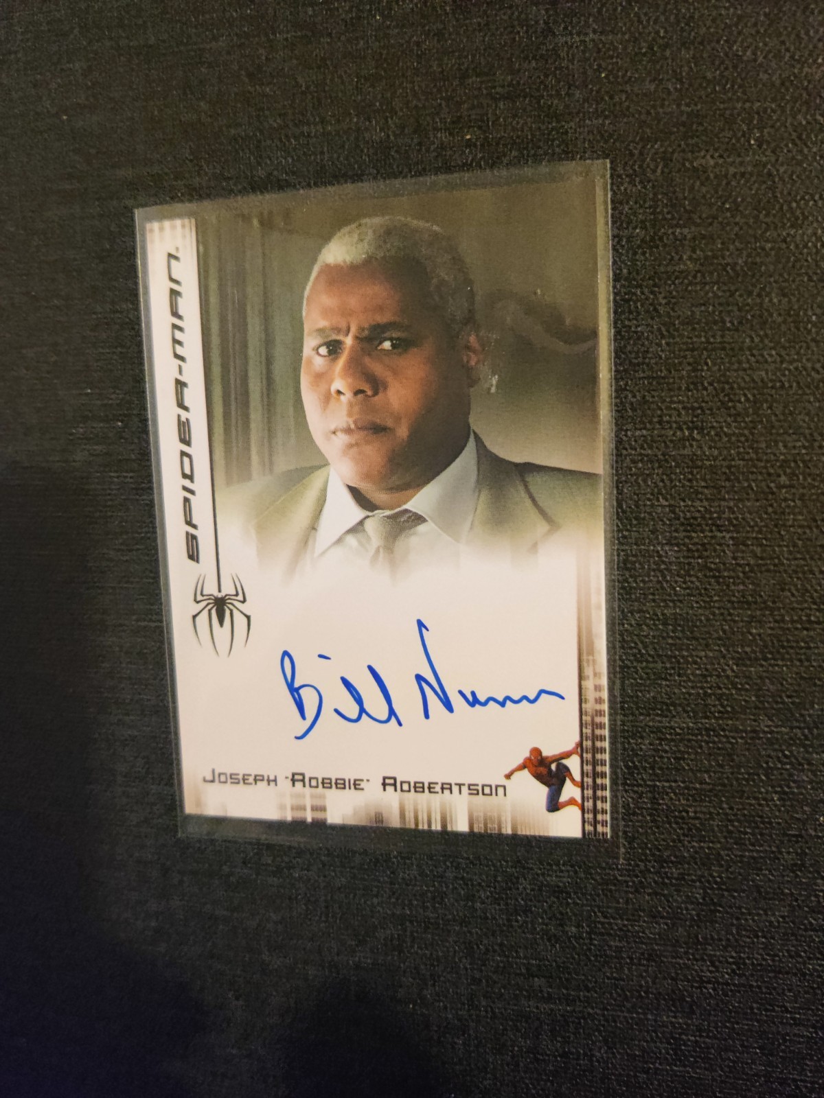2007 Rittenhouse Spider-Man 3 Bill Nunn Autograph Auto Robbie Robertson Marvel