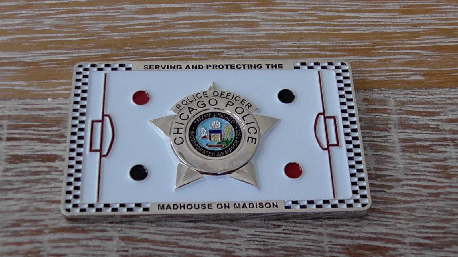 Chicago Police Department Chicago Blackhawks Challenge Coin #G425