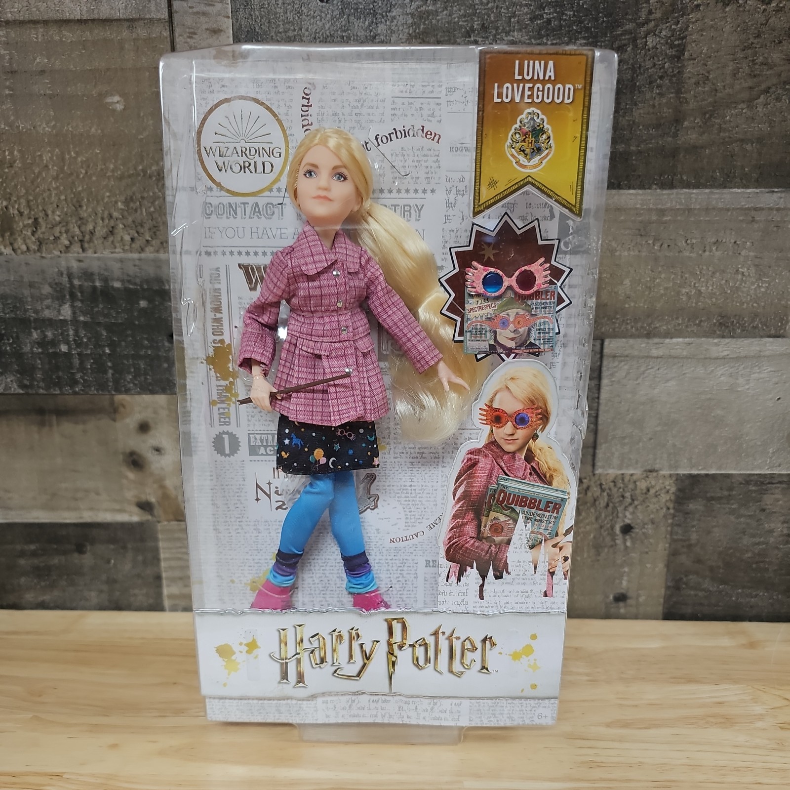2019 Mattel Wizarding World Luna Lovegood Doll w/ Pink Jacket New Unopened
