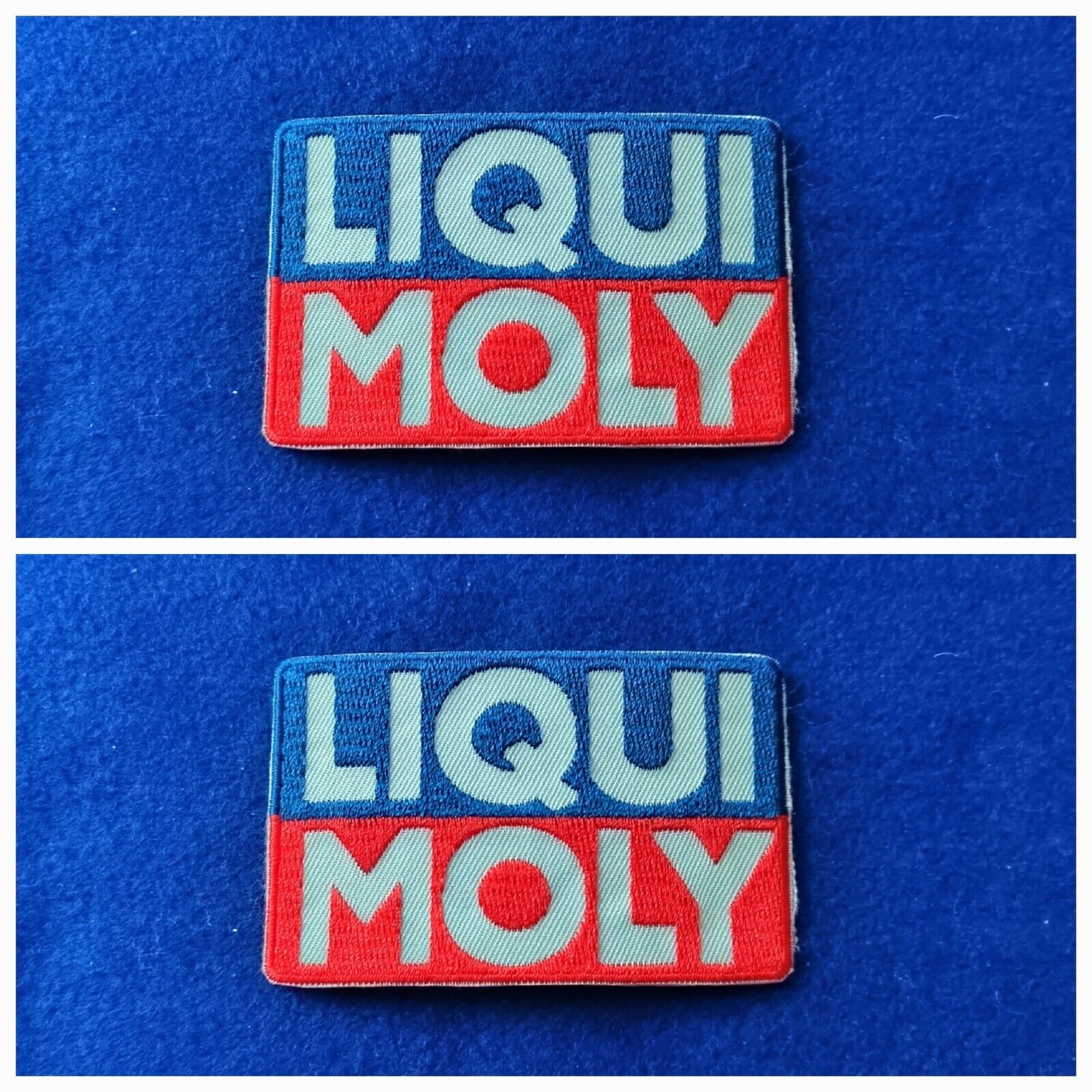 A Pair Of Motorsport Racing Patches Sew / Iron On Badges Liqui Moly