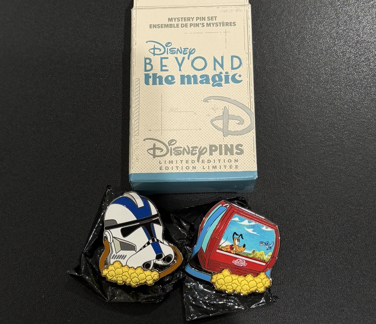 2026 D23 Beyond The Magic Star Wars &Skyline Popcorn Bucket Mystery Pins LE 860 