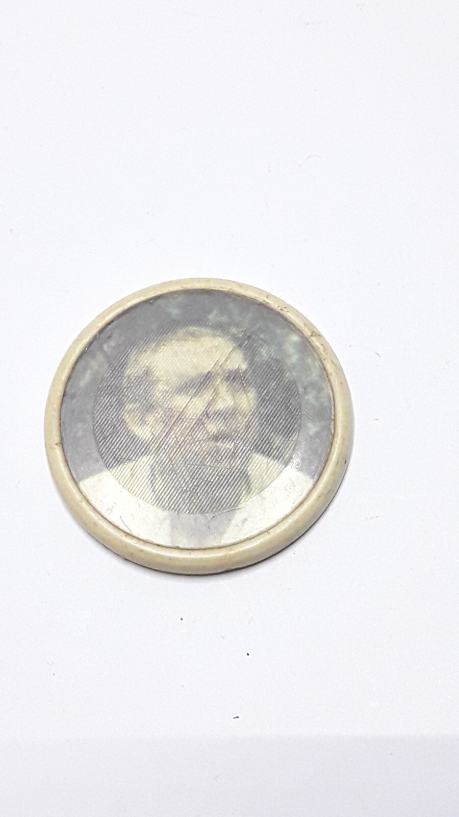 Vintage Soviet Badge with Photo Actor Yuri Nikulin USSR Collectible Rarity Old