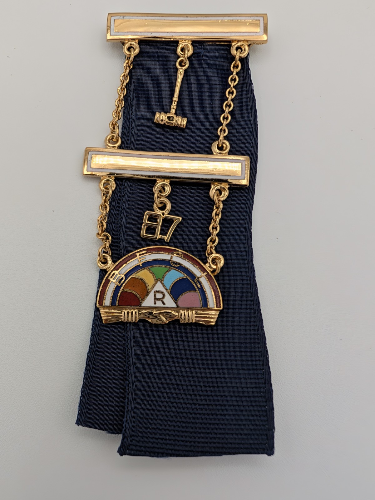 Order of the Rainbow service or longevity ribbon badge