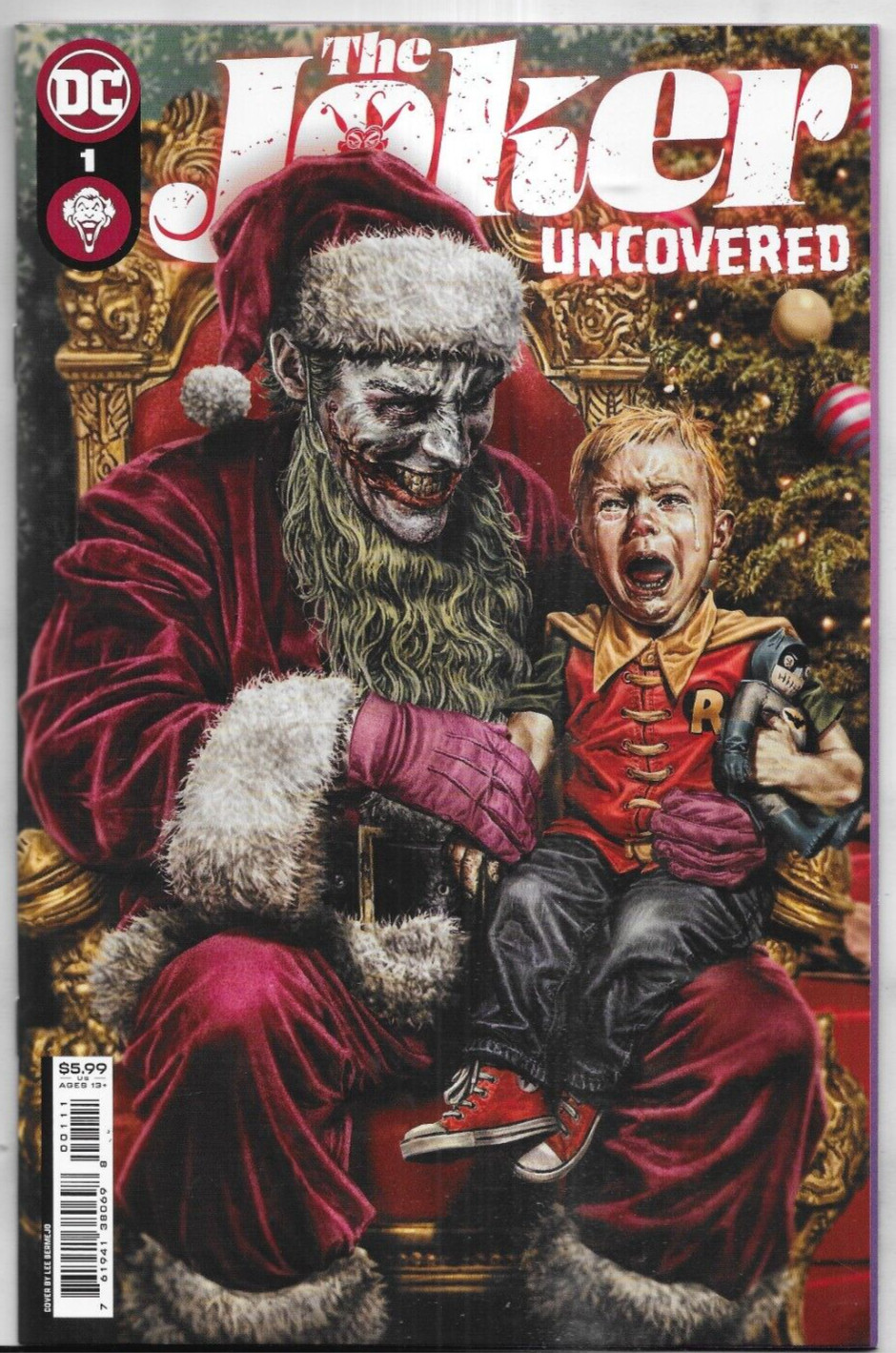 Joker Comic 1 Uncovered Cover A Lee Bermejo First Print 2023 DC